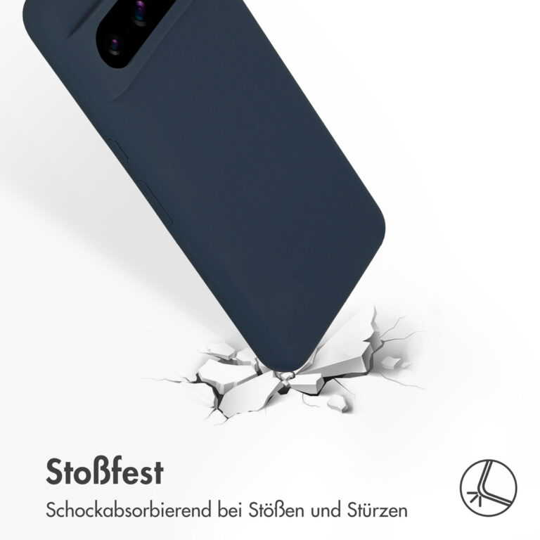 Accezz Liquid Silicone Backcover Google Pixel 8 Pro - Donkerblauw - Afbeelding 9