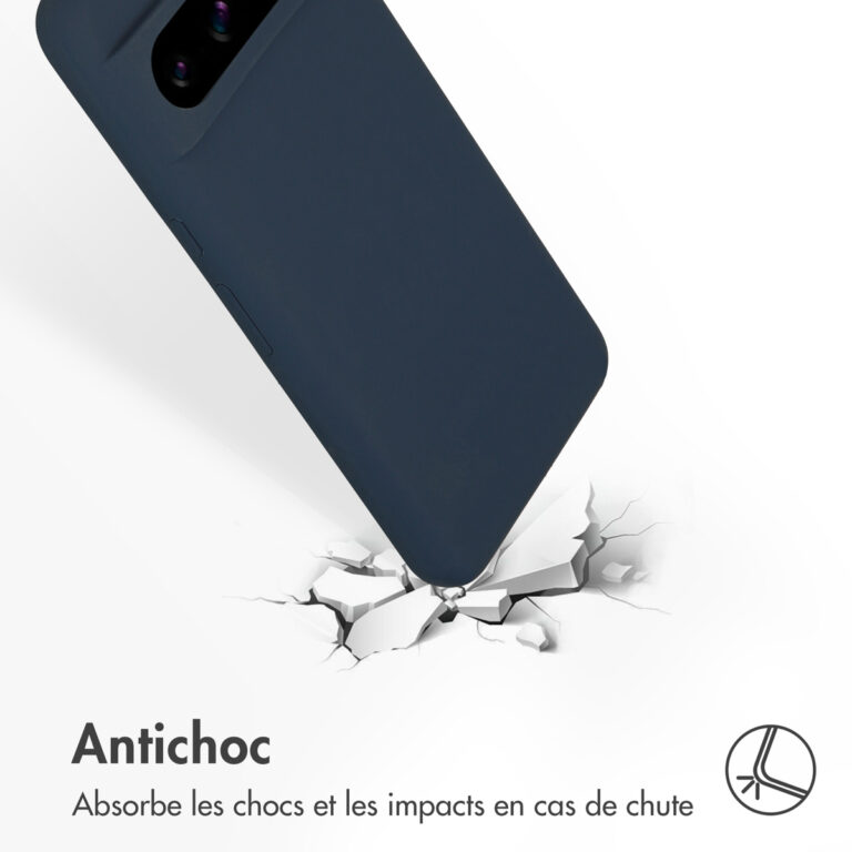 Accezz Liquid Silicone Backcover Google Pixel 8 Pro - Donkerblauw - Afbeelding 6