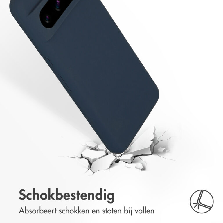 Accezz Liquid Silicone Backcover Google Pixel 8 Pro - Donkerblauw - Afbeelding 3
