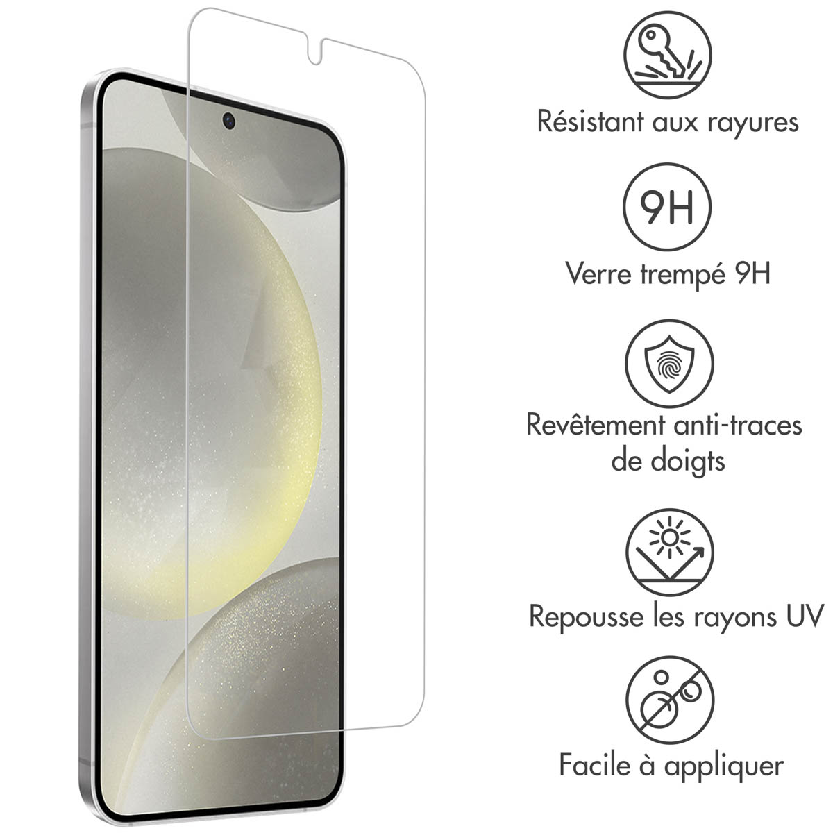 Accezz Gehard Glas Screenprotector Samsung Galaxy S24 / S25 - Afbeelding 5