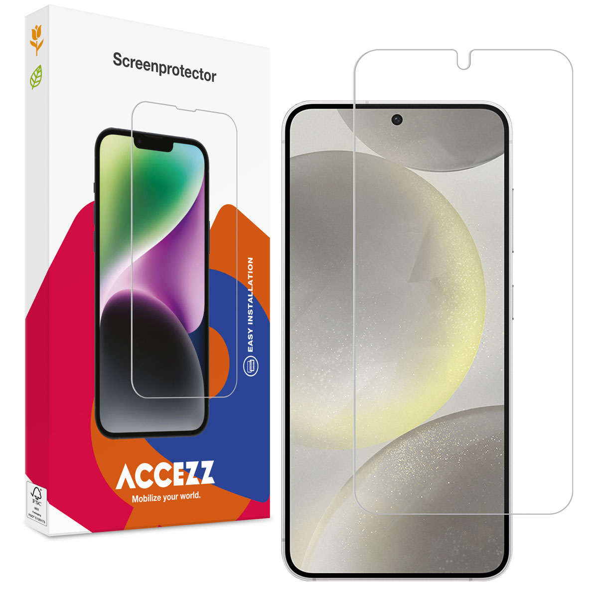 Accezz Gehard Glas Screenprotector Samsung Galaxy S24 / S25