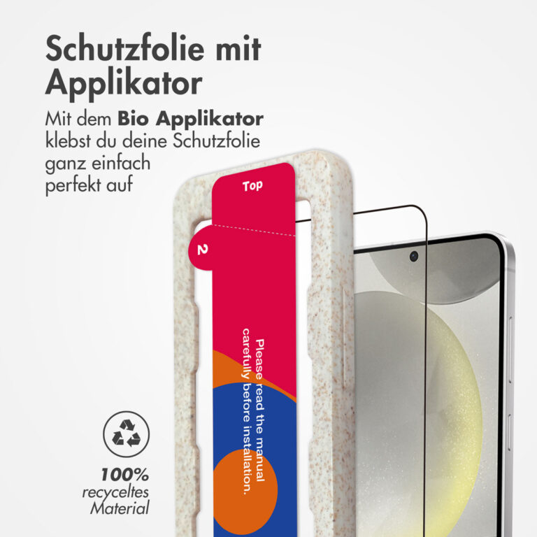 Accezz Gehard Glas Full Cover Screenprotector met applicator Samsung Galaxy S24 / S25 - Afbeelding 9