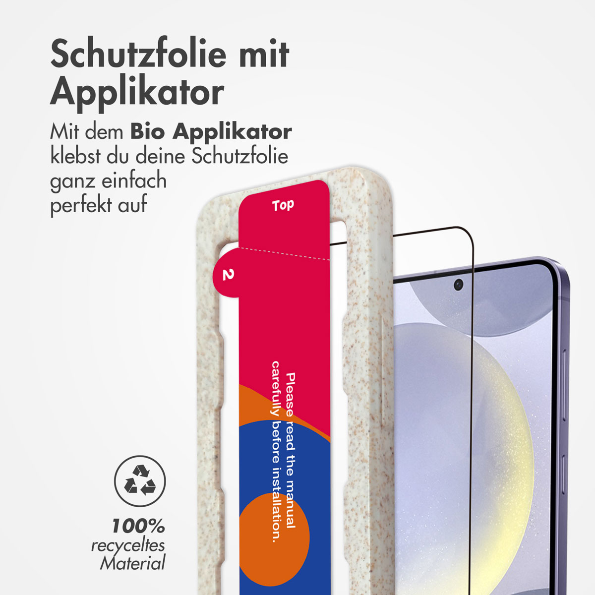 Accezz Gehard Glas Full Cover Screenprotector met applicator Samsung Galaxy S24 Plus / S25 Plus - Afbeelding 4