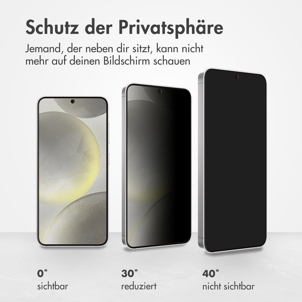 Accezz Gehard Glas Privacy Screenprotector Samsung Galaxy S24 / S25 - Afbeelding 4