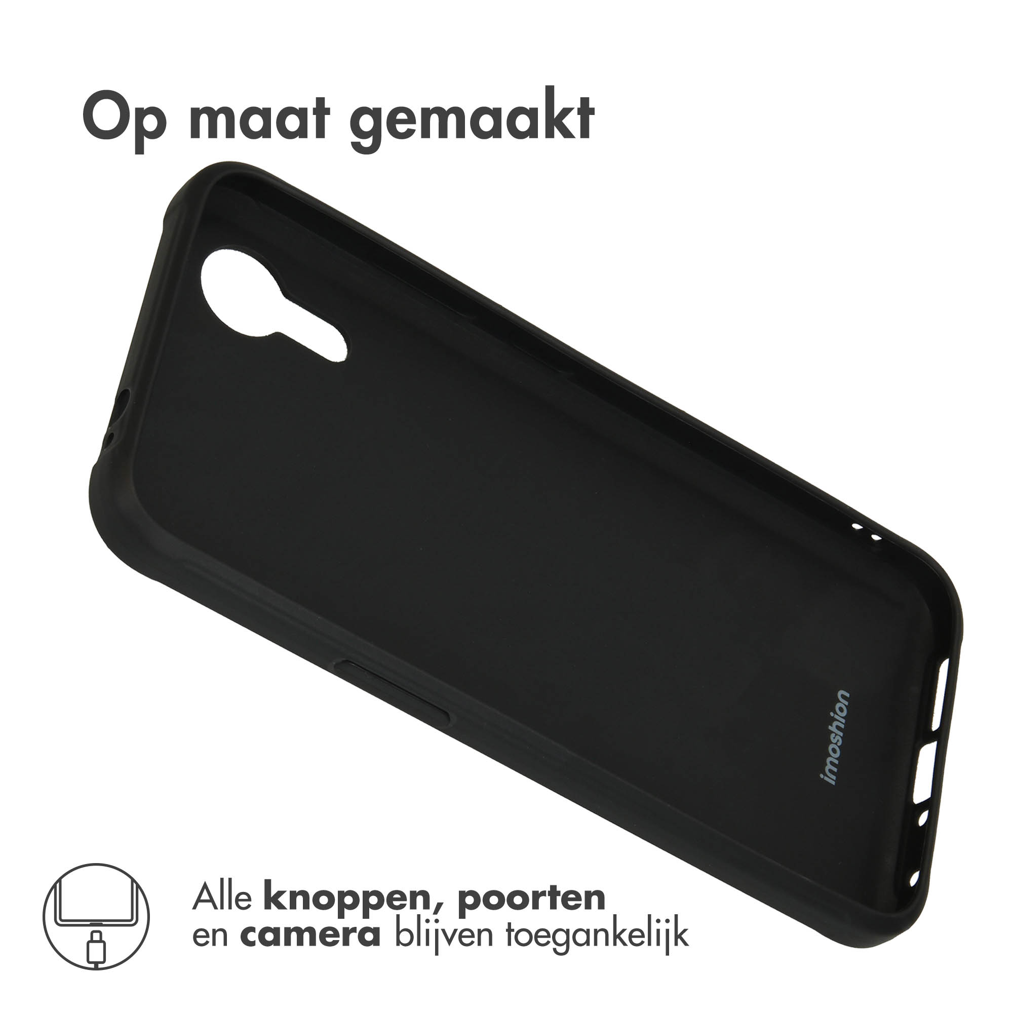 Accezz Color Backcover Samsung Galaxy Xcover 7 - Zwart - Afbeelding 9