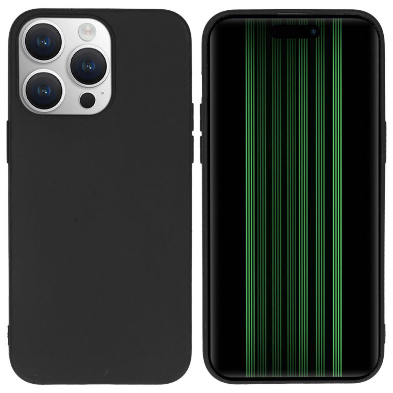 Accezz Color Backcover Apple iPhone 15 Pro Max - Zwart - Afbeelding 10
