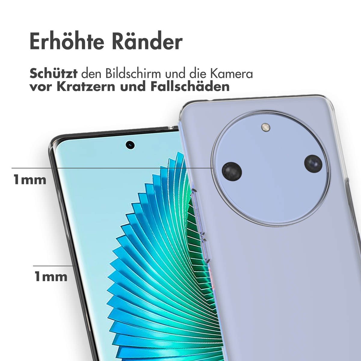 Accezz Clear Backcover Honor Magic 6 Lite - Transparant - Afbeelding 7