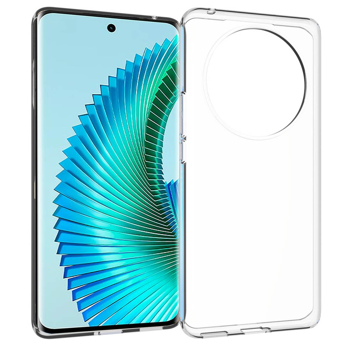 Accezz Clear Backcover Honor Magic 6 Lite - Transparant - Afbeelding 2