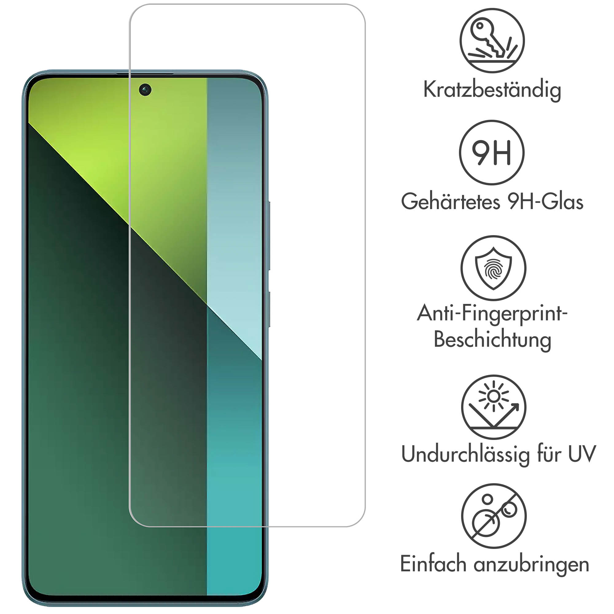 Accezz Gehard Glas Screenprotector Xiaomi Redmi Note 13 Pro (5G) / Poco X6 - Afbeelding 6