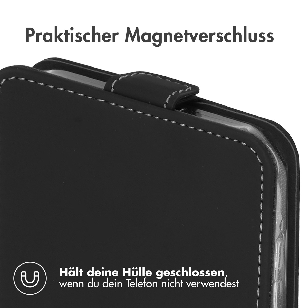 Accezz Flipcase Samsung Galaxy A15 (5G/4G) - Zwart - Afbeelding 4