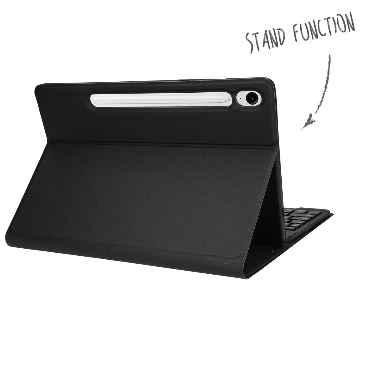 Accezz QWERTY Bluetooth Keyboard Bookcase Samsung Galaxy Tab S10 Lite / S10 FE / S9 FE - Afbeelding 6