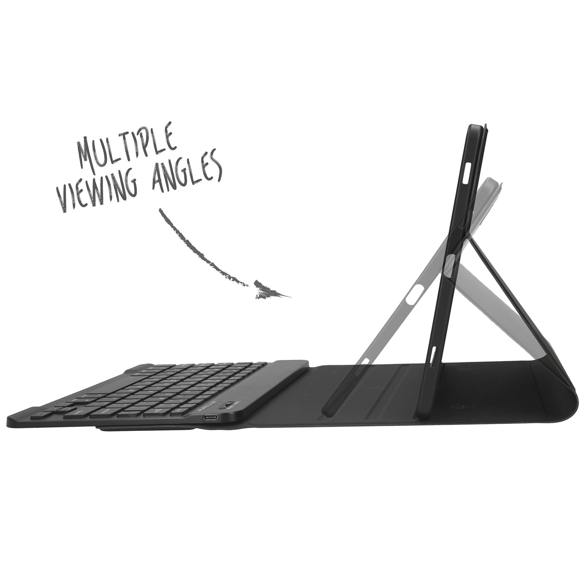 Accezz QWERTY Bluetooth Keyboard Bookcase Samsung Galaxy Tab S10 Lite / S10 FE / S9 FE - Afbeelding 10