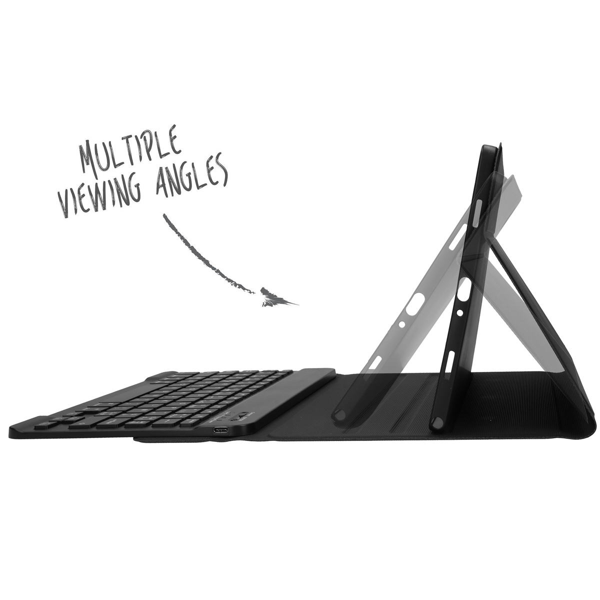 Accezz AZERTY Bluetooth Keyboard Bookcase Samsung Galaxy Tab A9 Plus - Afbeelding 2