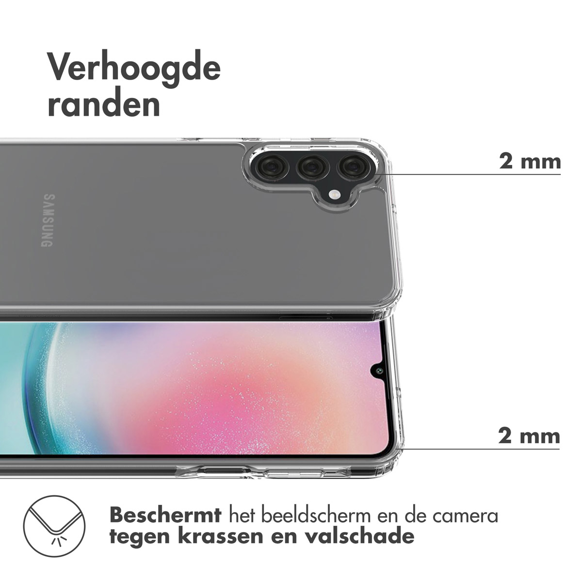 Accezz Xtreme Impact Backcover Samsung Galaxy A25 (5G) - Transparant - Afbeelding 7