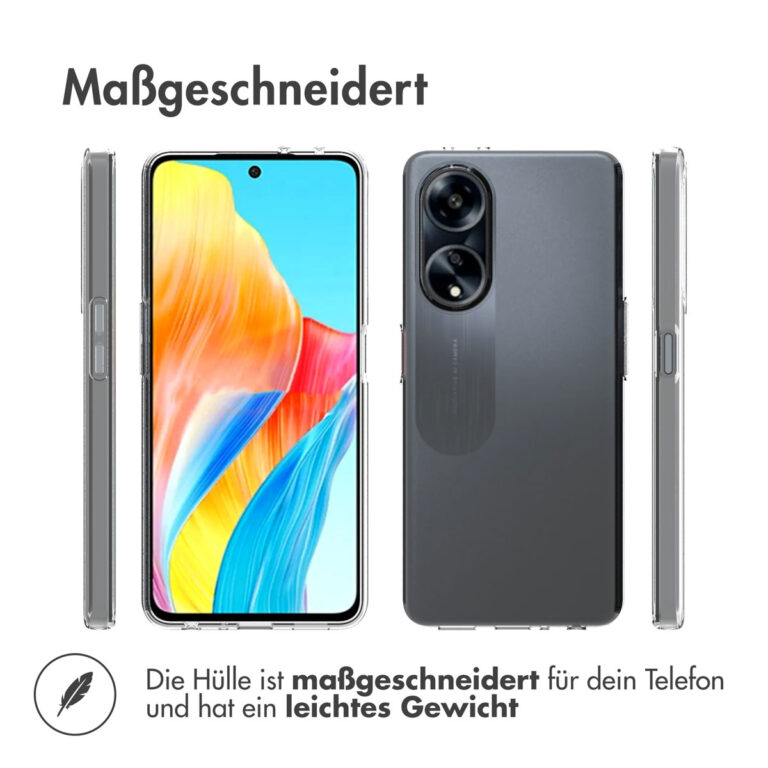 Accezz Clear Backcover Oppo A98 - Transparant - Afbeelding 10