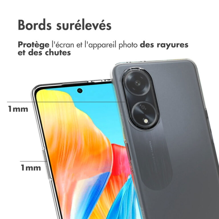 Accezz Clear Backcover Oppo A98 - Transparant - Afbeelding 6