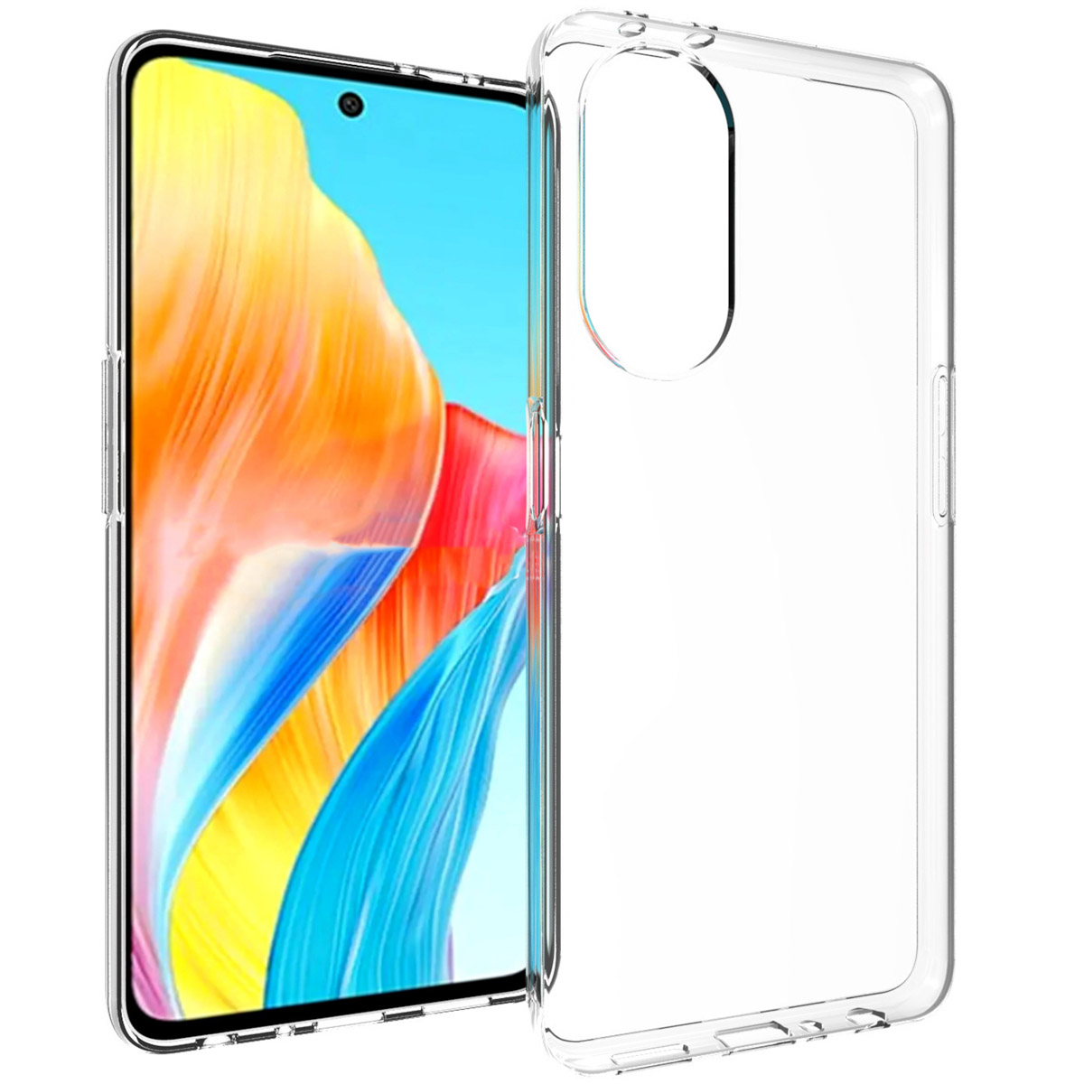 Accezz Clear Backcover Oppo A98 – Transparant