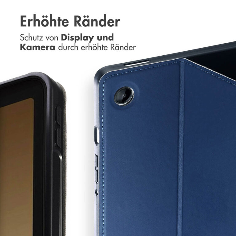 Accezz Classic Tablet Case Samsung Galaxy Tab A9 8.7 inch  - Donkerblauw - Afbeelding 10