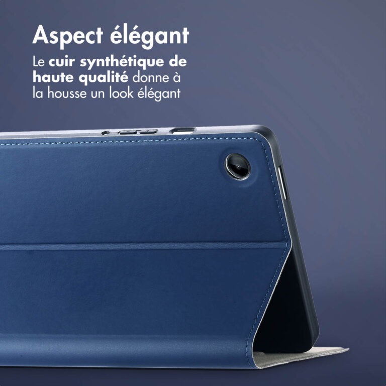 Accezz Classic Tablet Case Samsung Galaxy Tab A9 8.7 inch  - Donkerblauw - Afbeelding 6