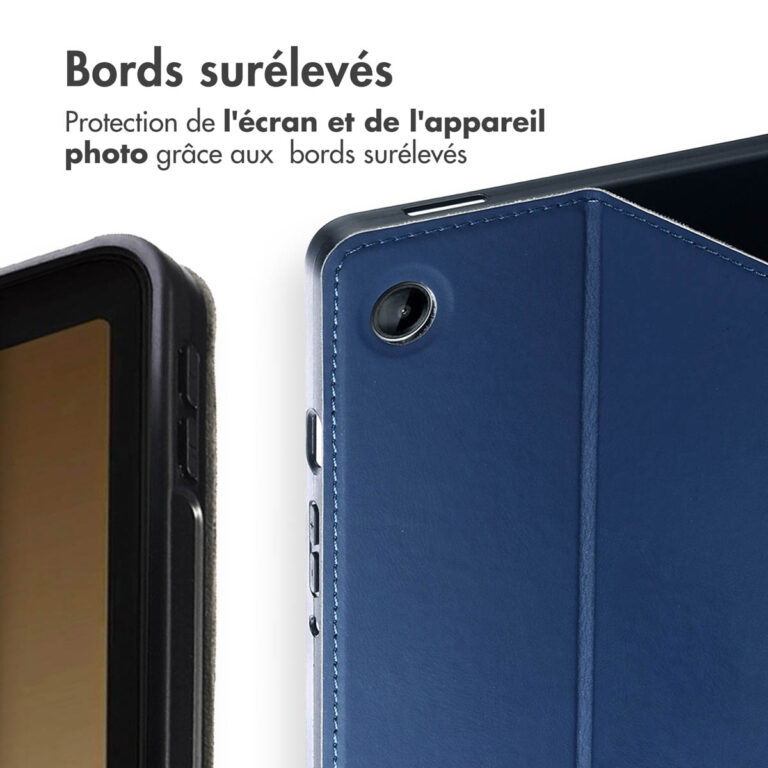 Accezz Classic Tablet Case Samsung Galaxy Tab A9 8.7 inch  - Donkerblauw - Afbeelding 7