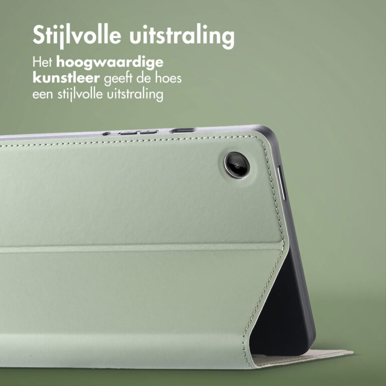 Accezz Classic Tablet Case Samsung Galaxy Tab A9 8.7 inch - Groen - Afbeelding 6