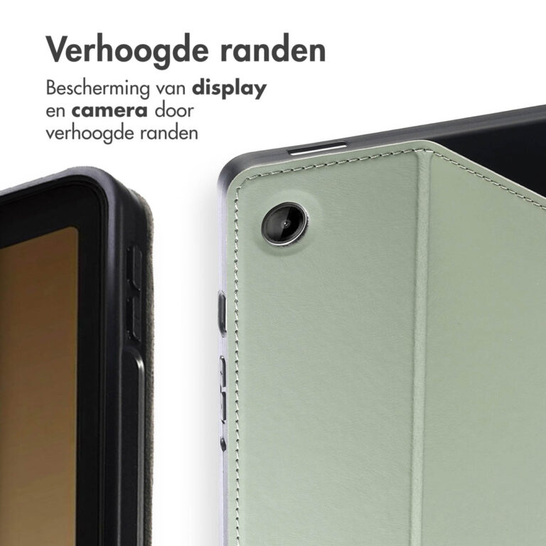 Accezz Classic Tablet Case Samsung Galaxy Tab A9 8.7 inch - Groen - Afbeelding 5
