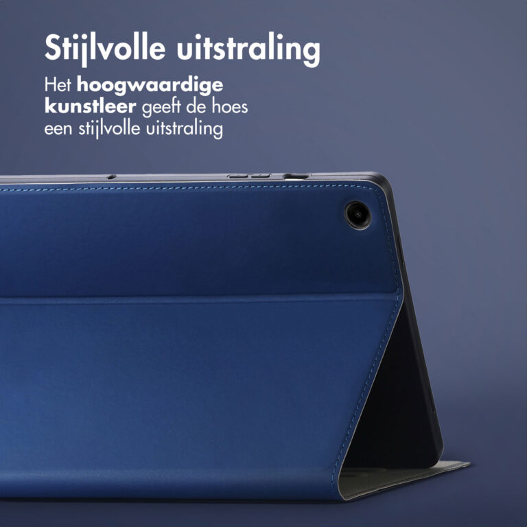 Accezz Classic Tablet Case Samsung Galaxy Tab A9 Plus  - Donkerblauw - Afbeelding 6