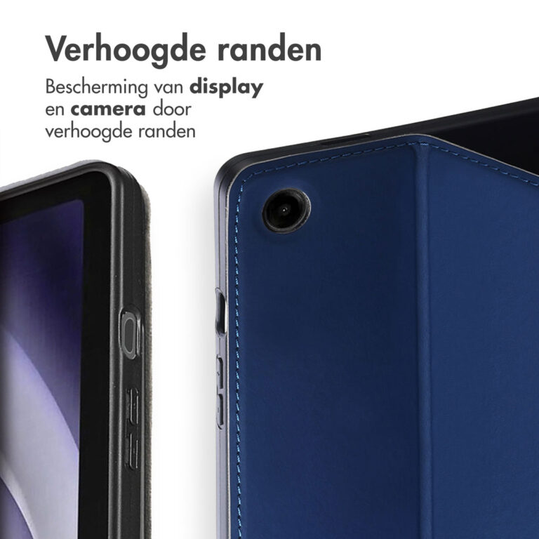 Accezz Classic Tablet Case Samsung Galaxy Tab A9 Plus  - Donkerblauw - Afbeelding 5