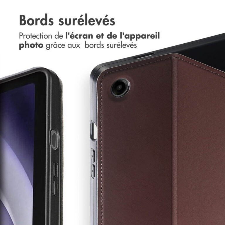 Accezz Classic Tablet Case Samsung Galaxy Tab A9 Plus - Bruin - Afbeelding 10