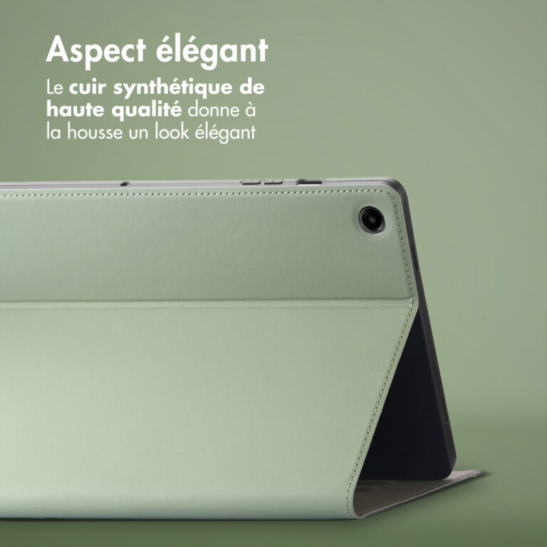 Accezz Classic Tablet Case Samsung Galaxy Tab A9 Plus - Groen - Afbeelding 10