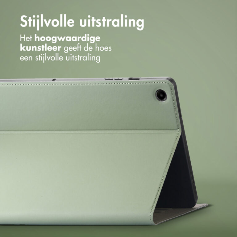 Accezz Classic Tablet Case Samsung Galaxy Tab A9 Plus - Groen - Afbeelding 5