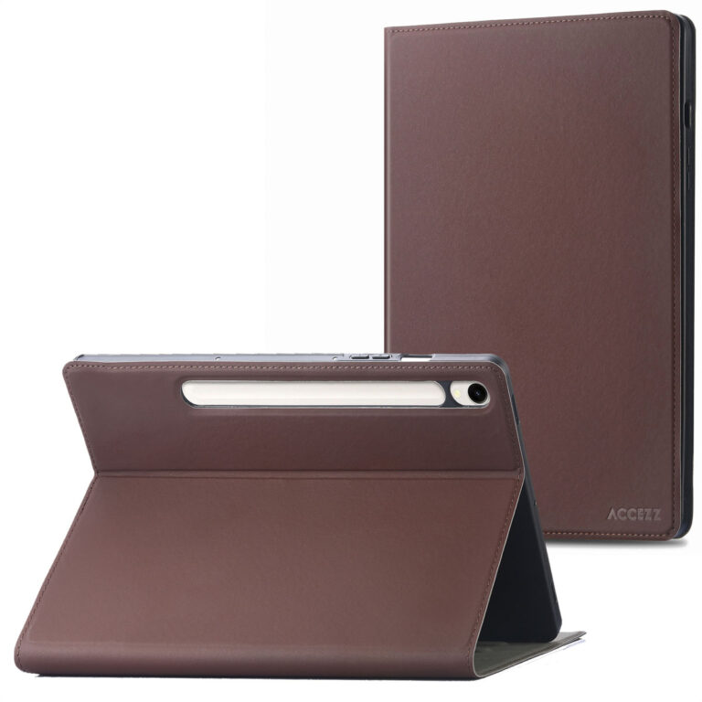 Accezz Classic Tablet Case Samsung Galaxy Tab S10 Ultra / Tab S9 Ultra - Bruin - Afbeelding 4