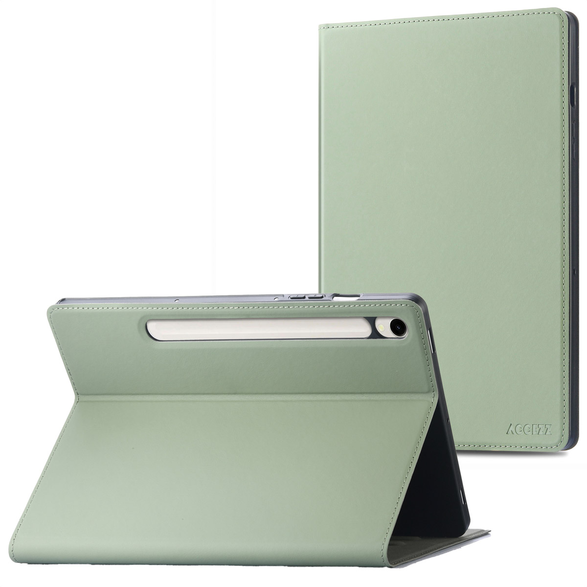 Accezz Classic Tablet Case Samsung Galaxy Tab S10 Ultra / Tab S9 Ultra - Groen - Afbeelding 4