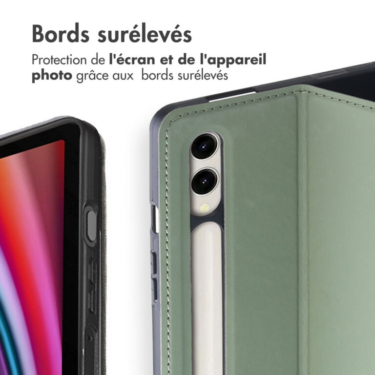 Accezz Classic Tablet Case Samsung Galaxy Tab S10 Plus / Tab S9 Plus / Tab S9 Plus FE - Groen - Afbeelding 10