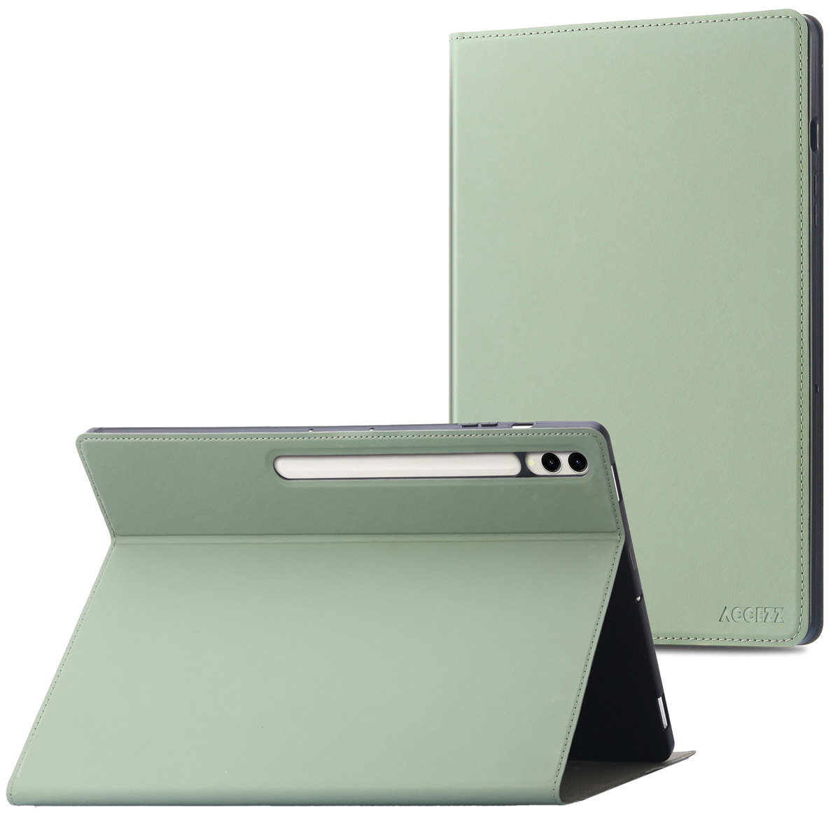 Accezz Classic Tablet Case Samsung Galaxy Tab S10 Plus / Tab S9 FE Plus / Tab S9 Plus - Groen - Afbeelding 2