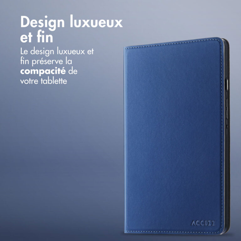 Accezz Classic Tablet Case Samsung Galaxy Tab S10 Ultra / Tab S9 Ultra - Donkerblauw - Afbeelding 9