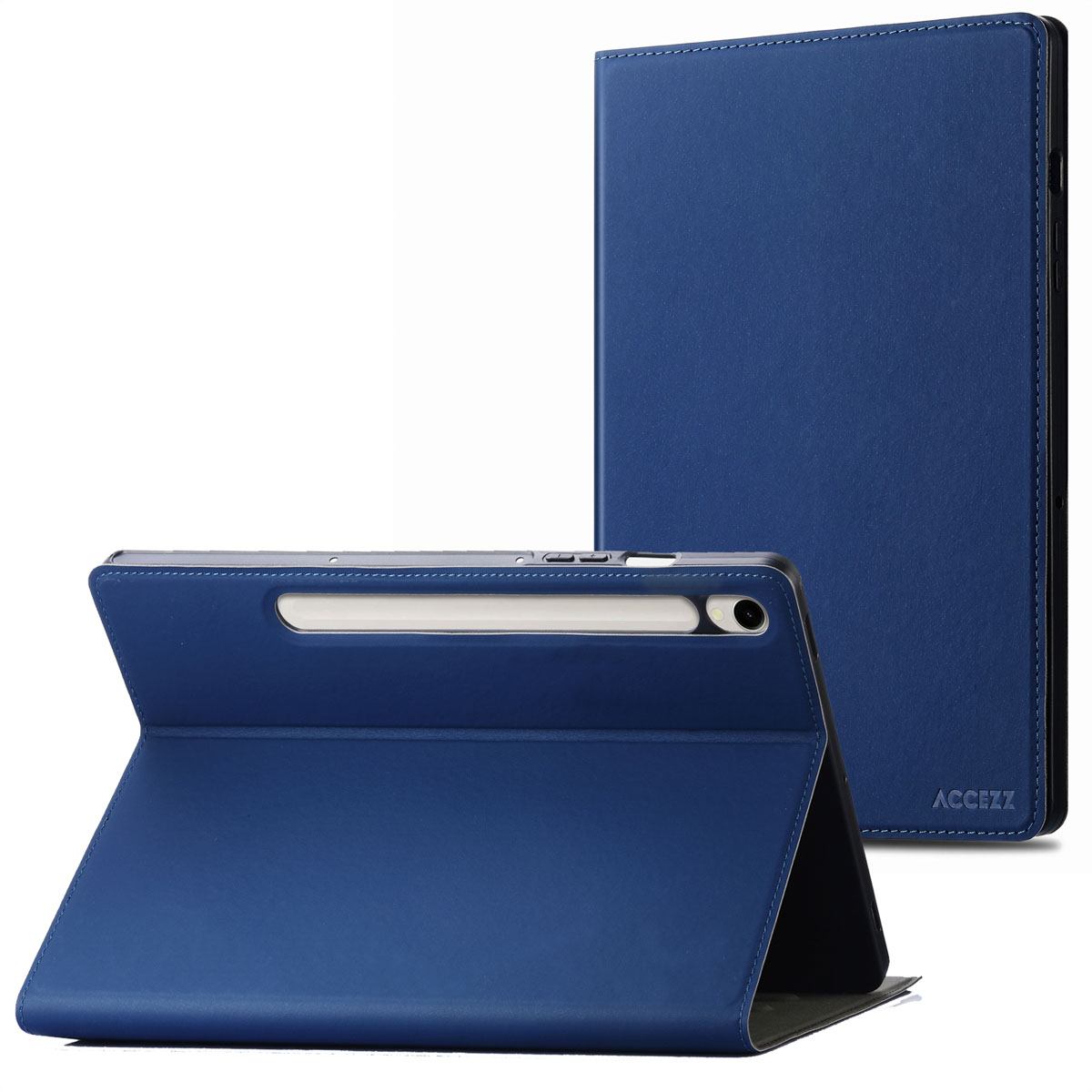 Accezz Classic Tablet Case Samsung Galaxy Tab S10 Ultra / Tab S9 Ultra - Donkerblauw - Afbeelding 3
