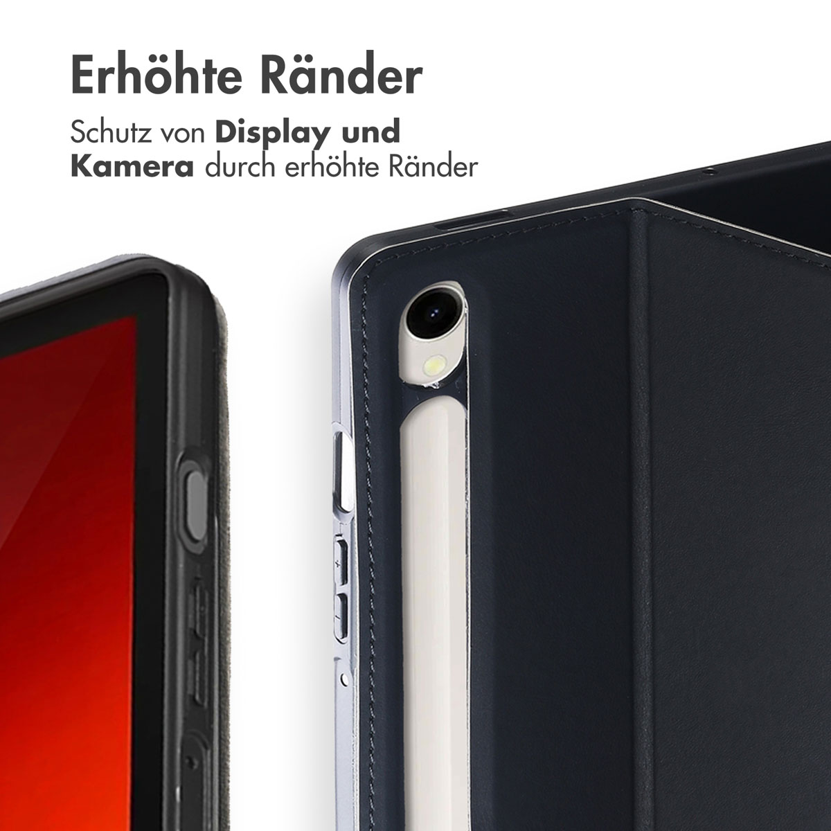 Accezz Classic Tablet Case Samsung Galaxy Tab S10 Lite / S9 11.0 inch / Tab S10 FE / S9 FE 10.9 inch - Zwart - Afbeelding 10