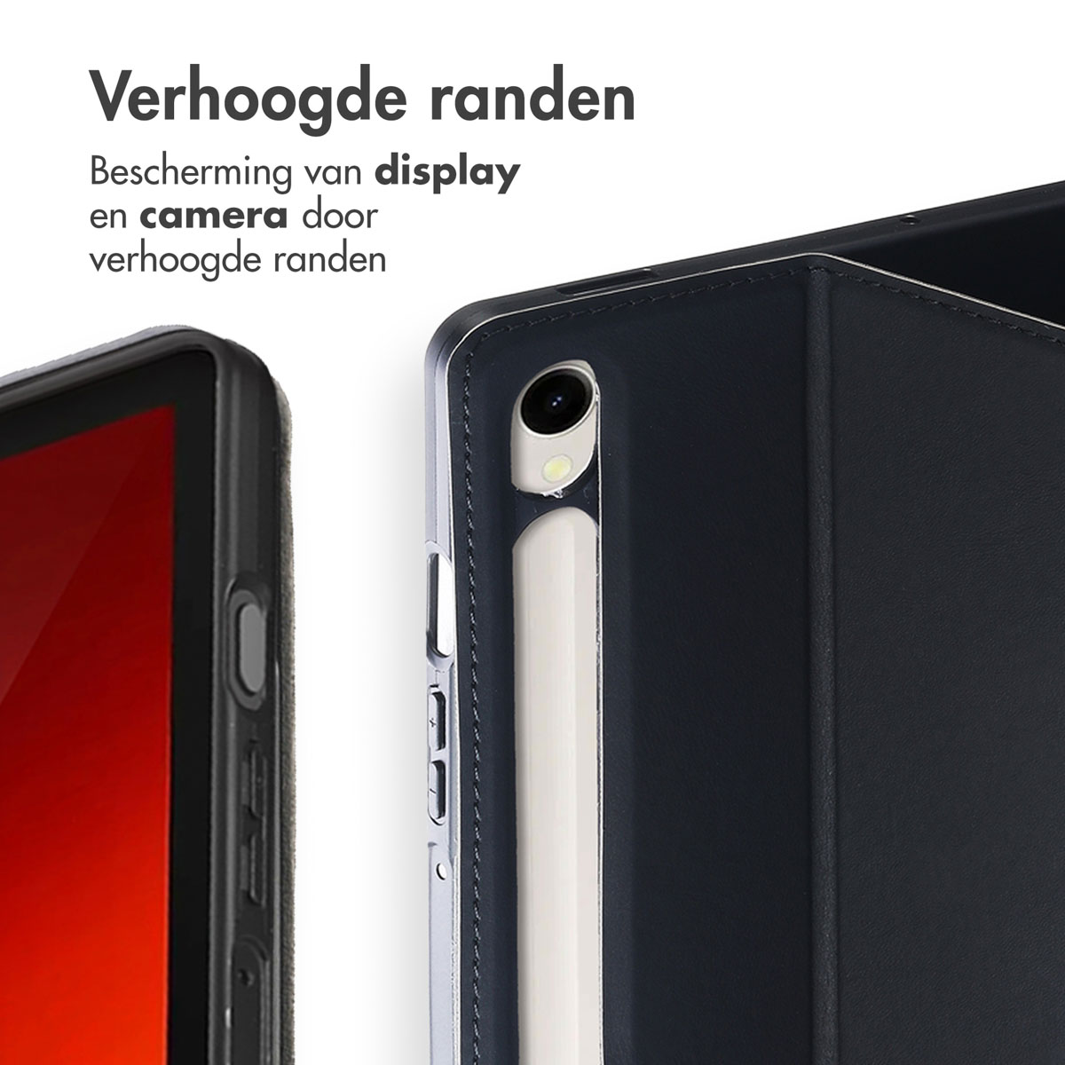 Accezz Classic Tablet Case Samsung Galaxy Tab S10 Lite / S9 11.0 inch / Tab S10 FE / S9 FE 10.9 inch - Zwart - Afbeelding 5