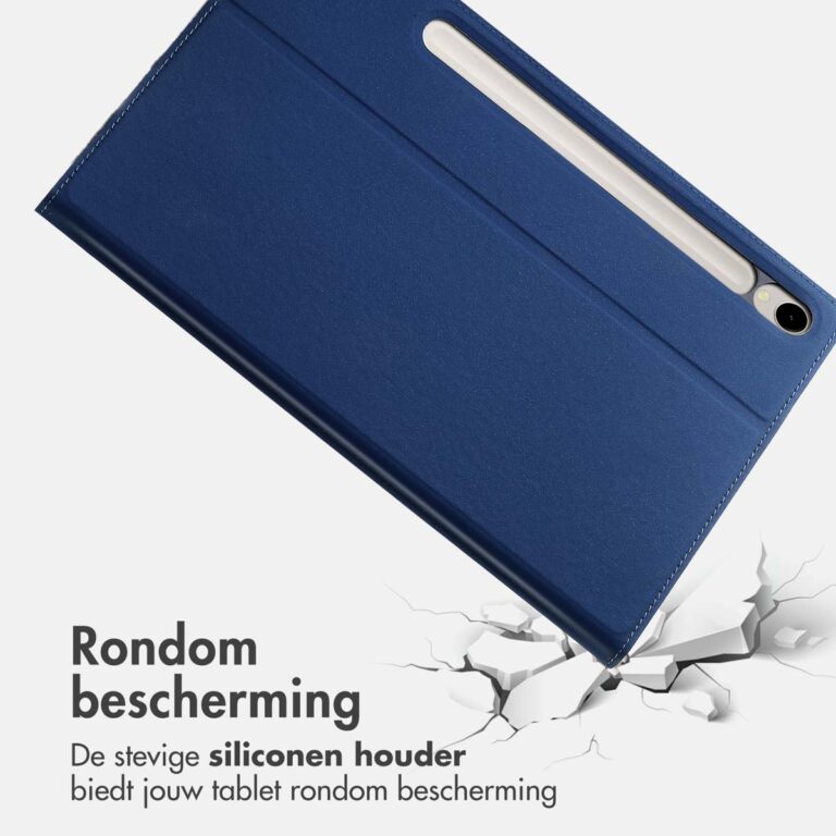 Accezz Classic Tablet Case Samsung Galaxy Tab S9 11.0 inch / Tab S10 FE / S9 FE 10.9 inch - Donkerblauw - Afbeelding 7