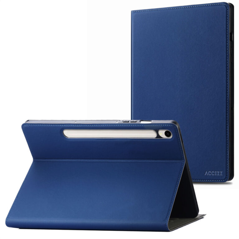 Accezz Classic Tablet Case Samsung Galaxy Tab S9 11.0 inch / Tab S10 FE / S9 FE 10.9 inch - Donkerblauw - Afbeelding 9