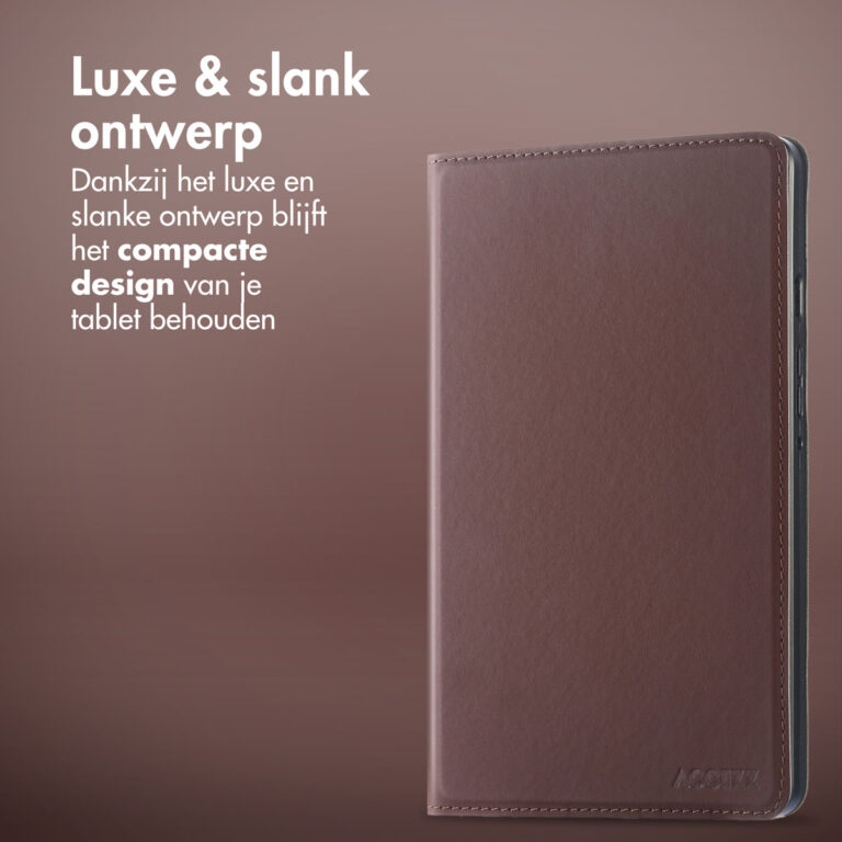 Accezz Classic Tablet Case Samsung Galaxy Tab S9 11.0 inch / Tab S10 FE / S9 FE 10.9 inch - Bruin - Afbeelding 7