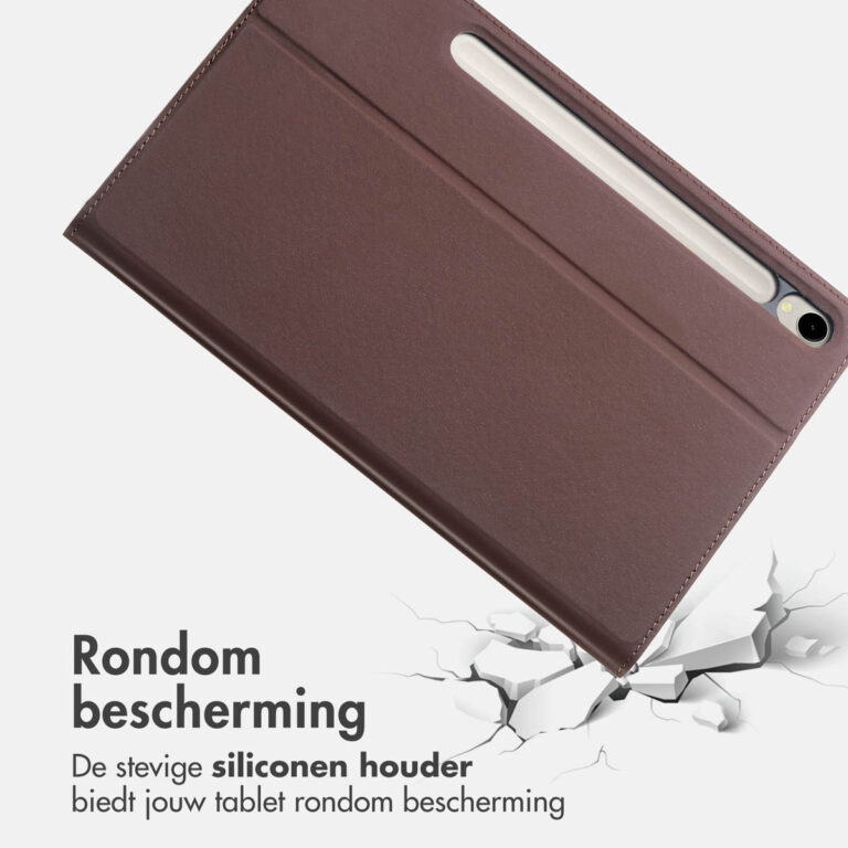 Accezz Classic Tablet Case Samsung Galaxy Tab S9 11.0 inch / Tab S10 FE / S9 FE 10.9 inch - Bruin - Afbeelding 8