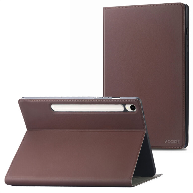 Accezz Classic Tablet Case Samsung Galaxy Tab S9 11.0 inch / Tab S10 FE / S9 FE 10.9 inch - Bruin - Afbeelding 4