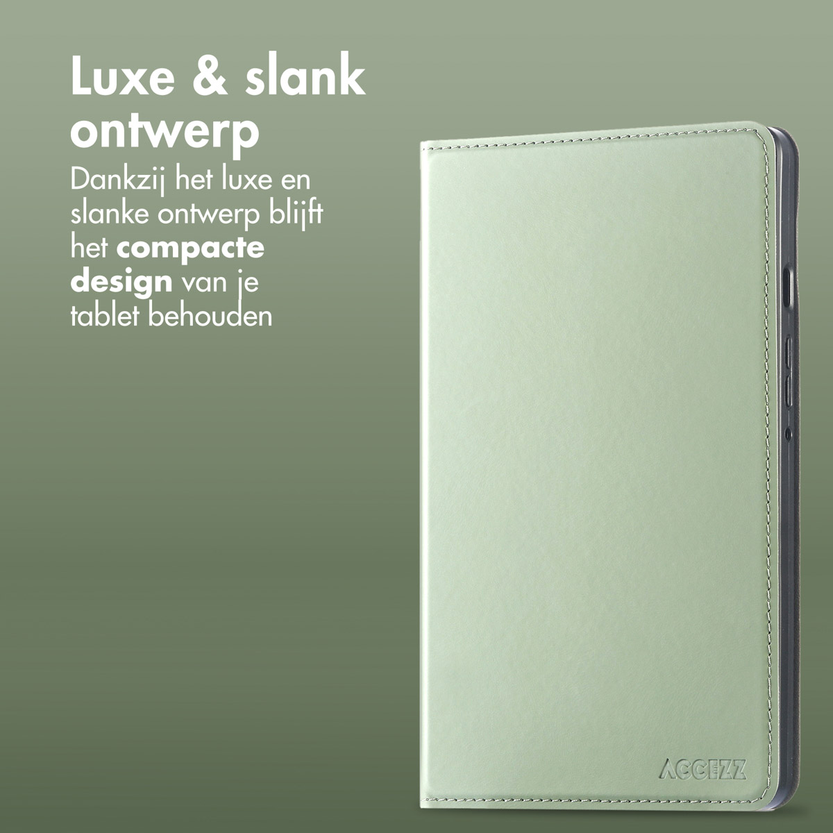 Accezz Classic Tablet Case Samsung Galaxy Tab S10 Lite / S9 11.0 inch / Tab S10 FE / S9 FE 10.9 inch - Groen - Afbeelding 8