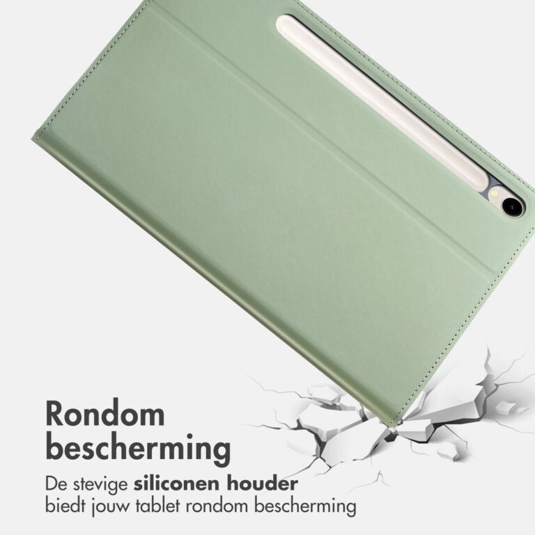 Accezz Classic Tablet Case Samsung Galaxy Tab S9 11.0 inch / Tab S10 FE / S9 FE 10.9 inch - Groen - Afbeelding 7