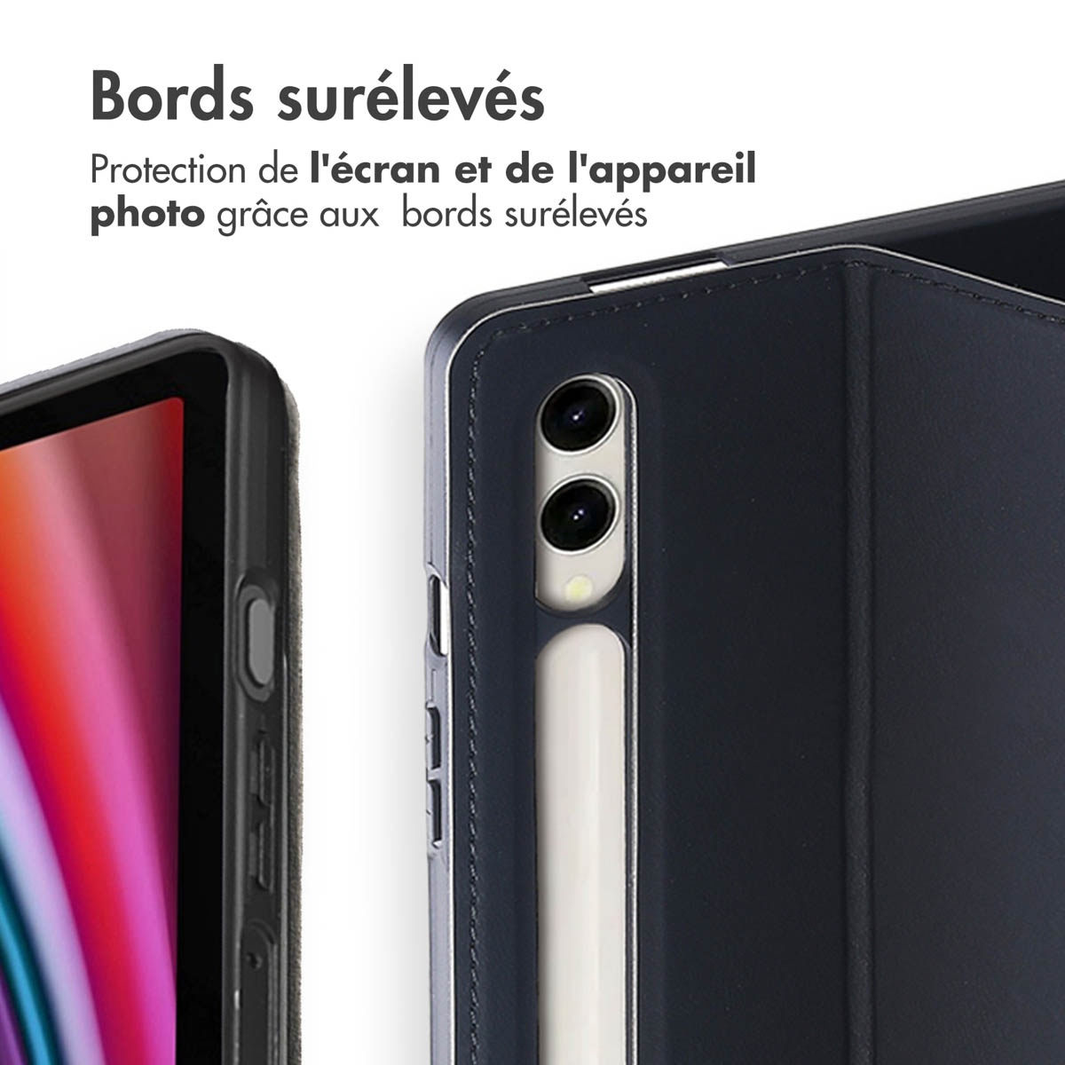 Accezz Classic Tablet Case Samsung Galaxy Tab S10 Plus / Tab S9 FE Plus / Tab S9 Plus - Zwart - Afbeelding 8