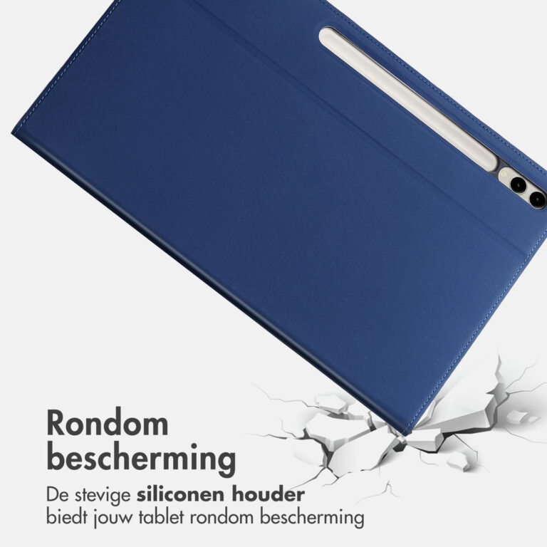 Accezz Classic Tablet Case Samsung Galaxy Tab S10 Plus / Tab S9 Plus / Tab S9 Plus FE  - Donkerblauw - Afbeelding 8
