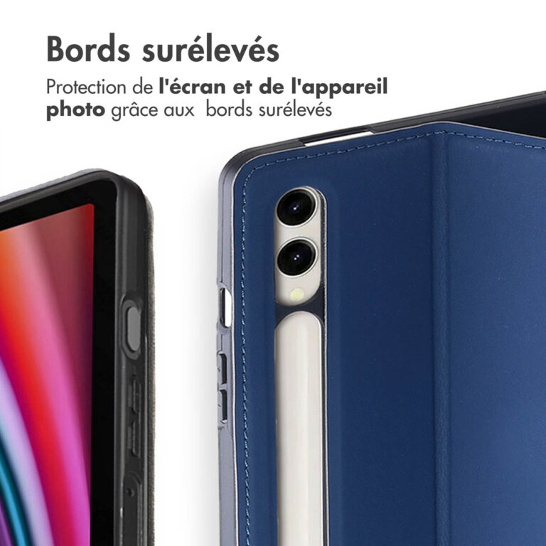 Accezz Classic Tablet Case Samsung Galaxy Tab S10 Plus / Tab S9 Plus / Tab S9 Plus FE  - Donkerblauw - Afbeelding 10