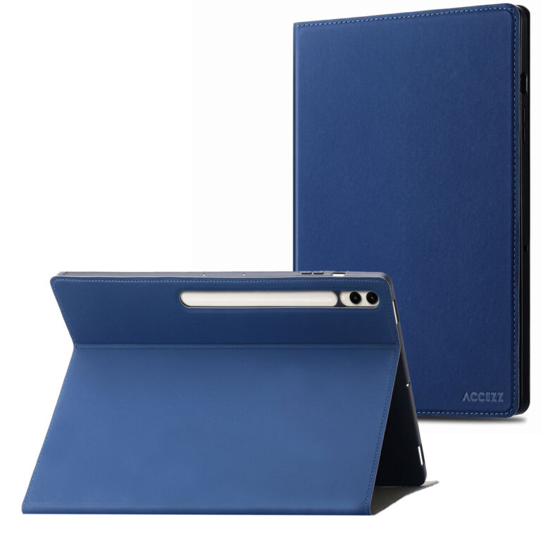 Accezz Classic Tablet Case Samsung Galaxy Tab S10 Plus / Tab S9 Plus / Tab S9 Plus FE  - Donkerblauw - Afbeelding 4